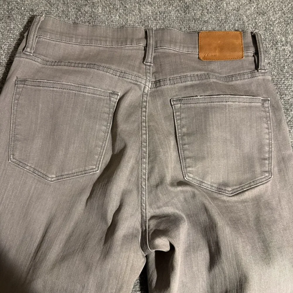 J Crew Denim Jeans Womens Size 30 Gray Lookout High Rise Skinny Stretch